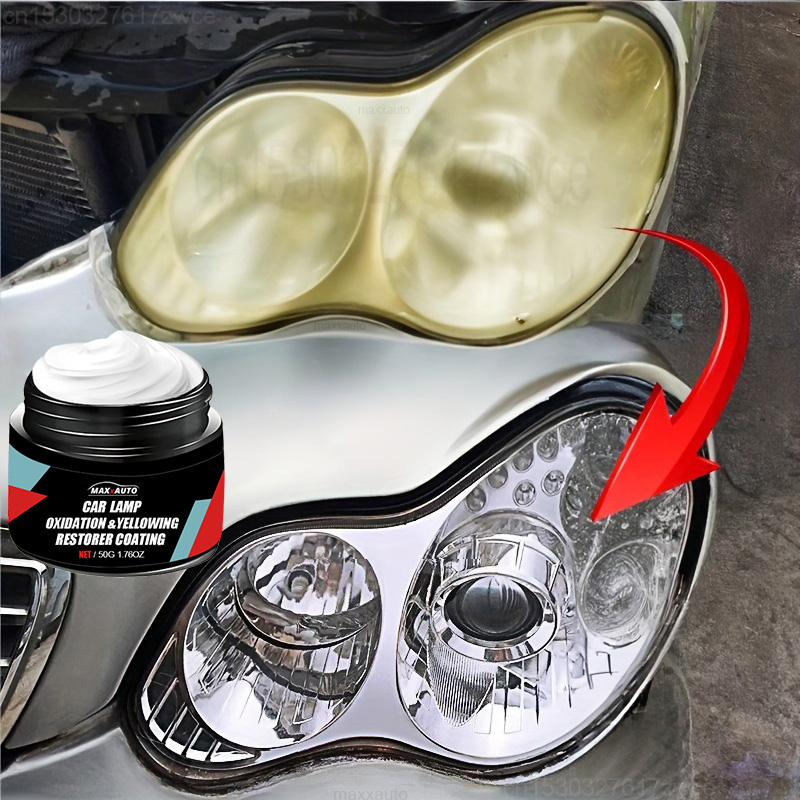 Kits de pulido para restauración de faros de coche, eliminador de arañazos, pasta de limpieza para reparación, elimina la oxidación, líquido para pulir faros