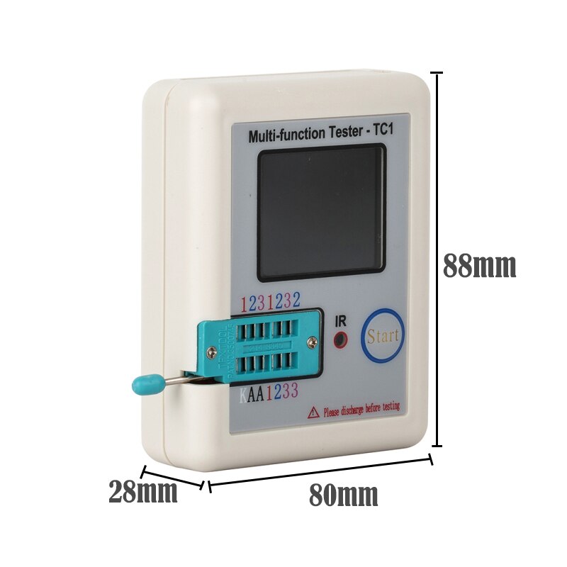 Multifunctionele Tft Tester 3.5Inch Scherm Multifunctionele Tester -TC1 3.5Inch Kleurrijke Display: Beige