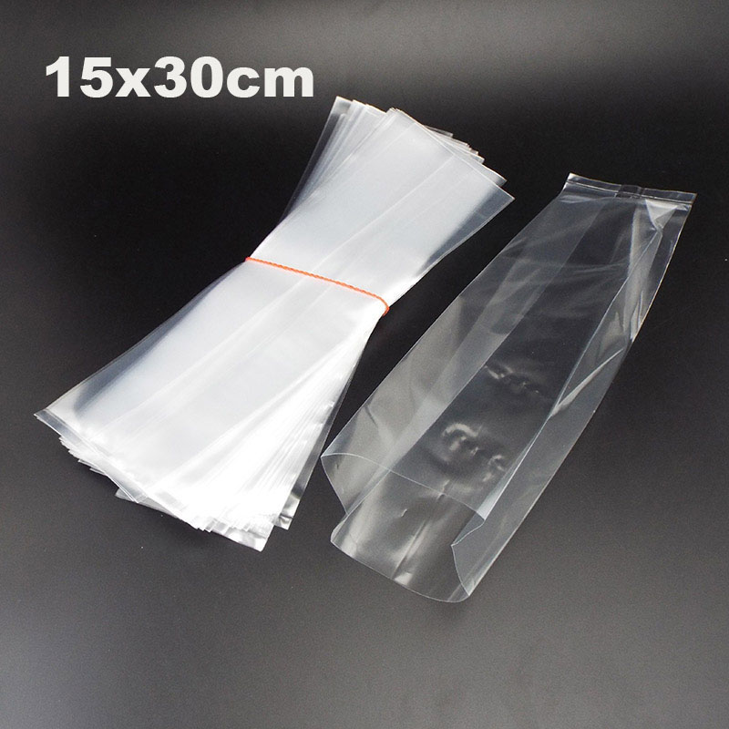 PVC Paddestoel Spawn Grow Bag groeiende Planten potten ring teelt planter Substraat Hoge Temp Pre Afsluitbare Tuin Planter Gereedschap: M / Licht Groen