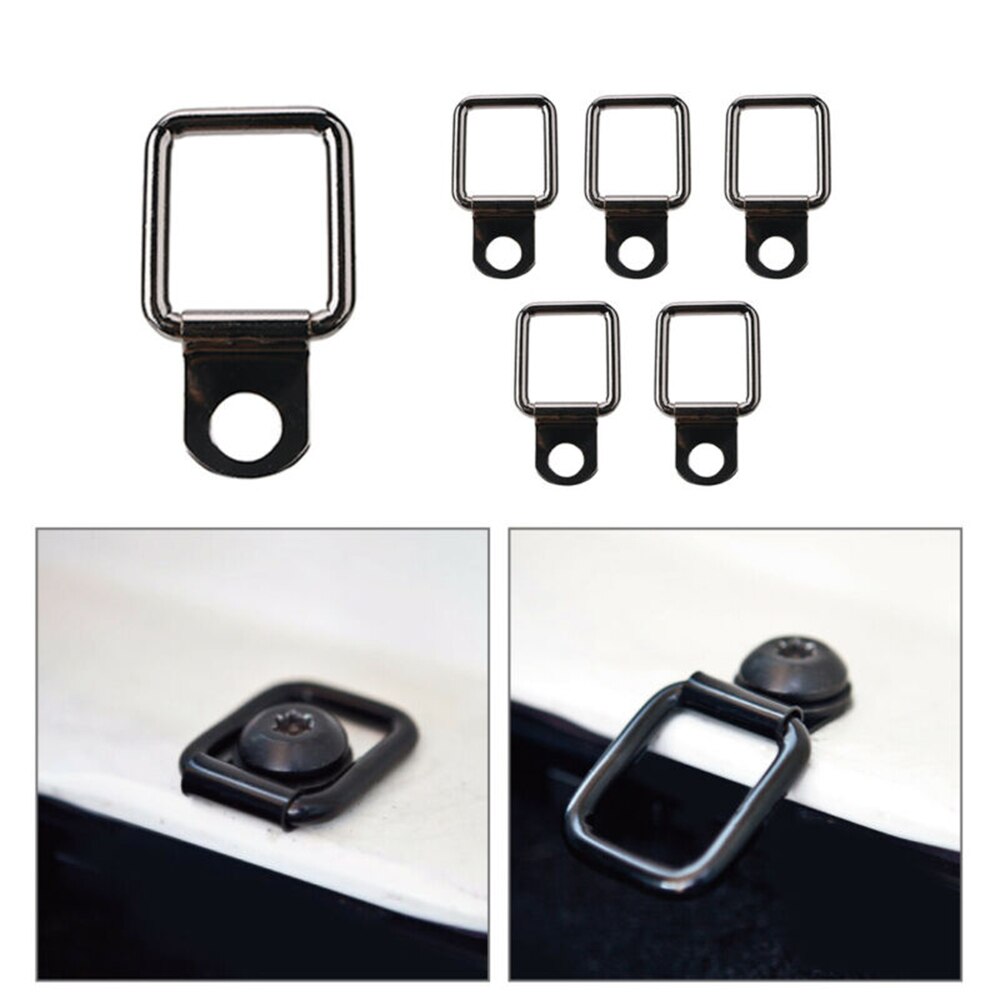 6 Stuks D Ring Tie Downs Voor Jeep Wrangler Pickup Kofferbak Heavy Duty Anti-Roest