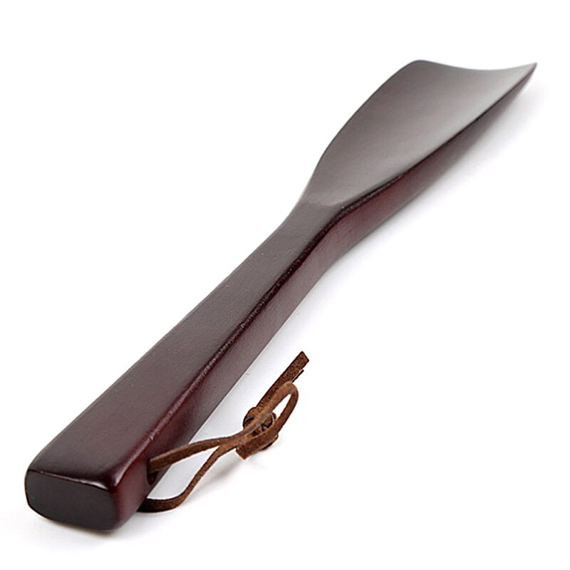 Long 25cm 40cm 54cm Craft Wooden Shoe Horn Dutch Wood Handle Shoehorn Lifter with Hanging Rope for Shoes Accessorie Horns