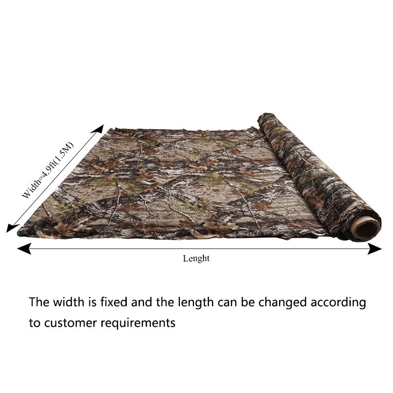 300D Single Bionic Camouflage Mesh Fabric Cloth Shade Net Camo-net Garden Home Decoration Fence Outdoor Shade 1.5M Wide Awning