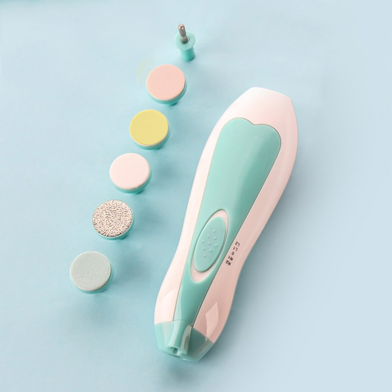 Spugna di sabbia di lucidatura del Manicure del chiodo sicuro infantile della sostituzione della testa del regolatore del chiodo del bambino elettrico 6 Pcs