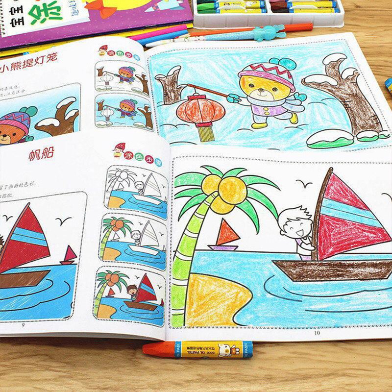 Children's Coloring Book Little Hand Coloring Book... – Grandado