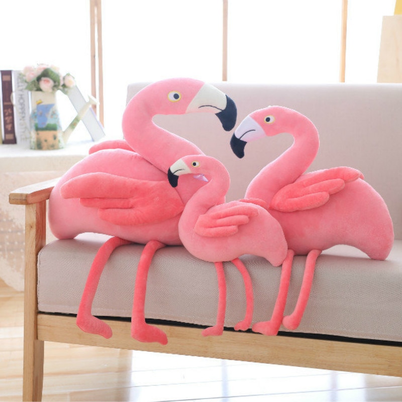 Roze Meisje Hart Flamingo Dude Knuffel Met Slapen Kussen Doek Pop Cadeau Voor Kinderen En Meisjes