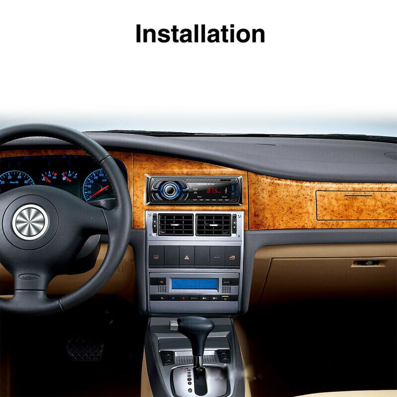 Car digital Bluetooth audio USB / SD / FM / MP3 / WAV radio stereo player can be universal