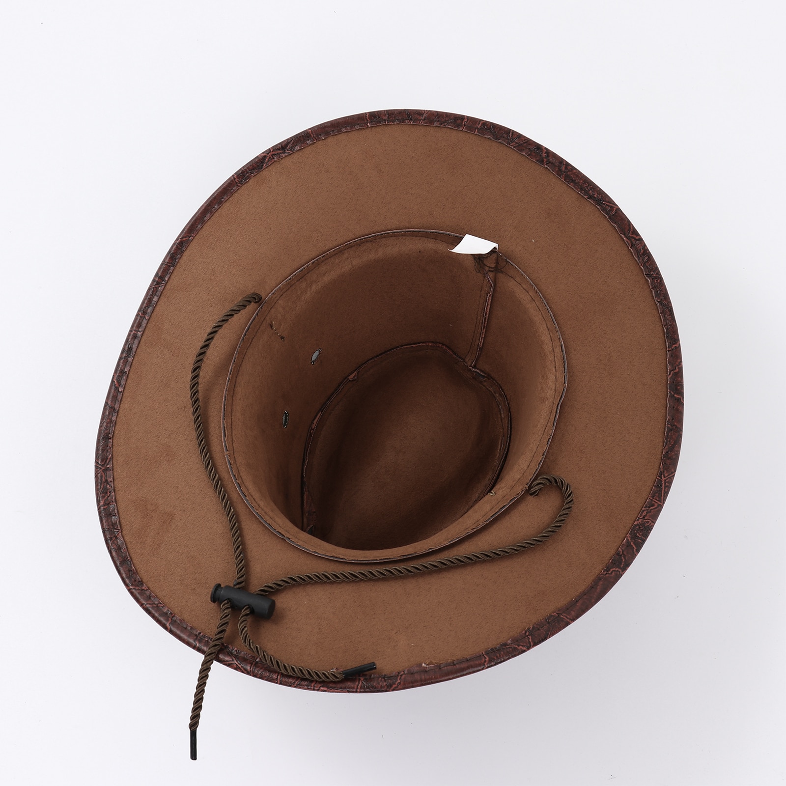 Western Cowboy Hat Retro PU Leather Rider Cap Adjustable Cosplay Grassland Cowboy Caps Women Men Outdoor Travel Sunscreen Hats