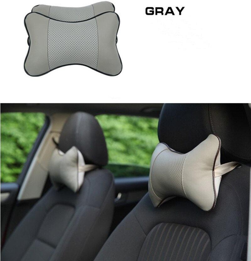 2PC asiento de coche cojín reposacabezas para Cabeza y Cuello reposacabezas almohada para Volvo S40 S60 S80 S90 V40 V60 V70 V90 XC60 XC70 XC90