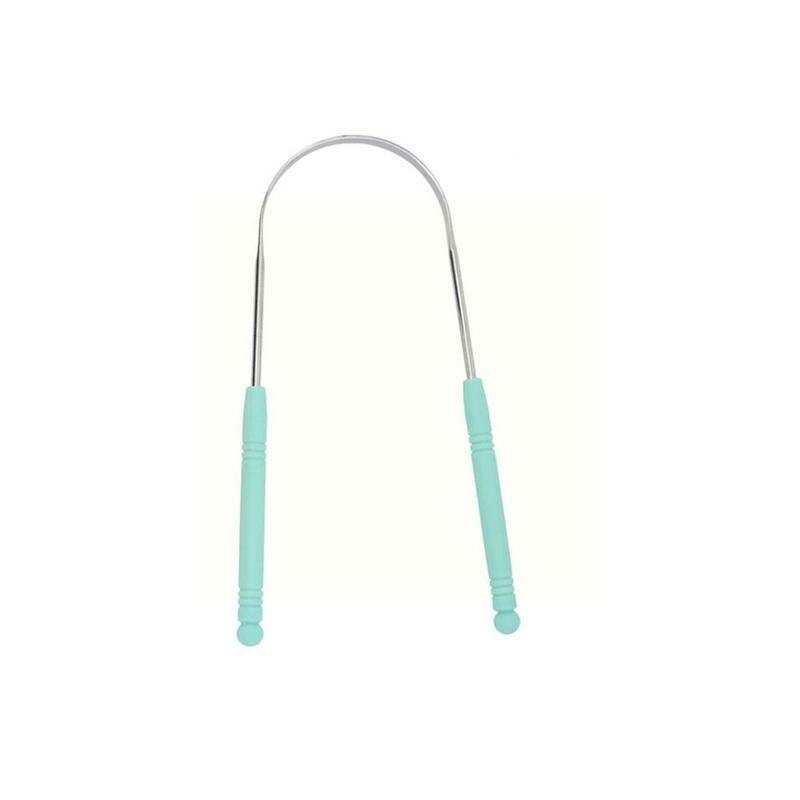 1PCS Tongue Scraper Steel Tongue Cleaner Toothbrush Hygiene High Brush Tongue Y8F1