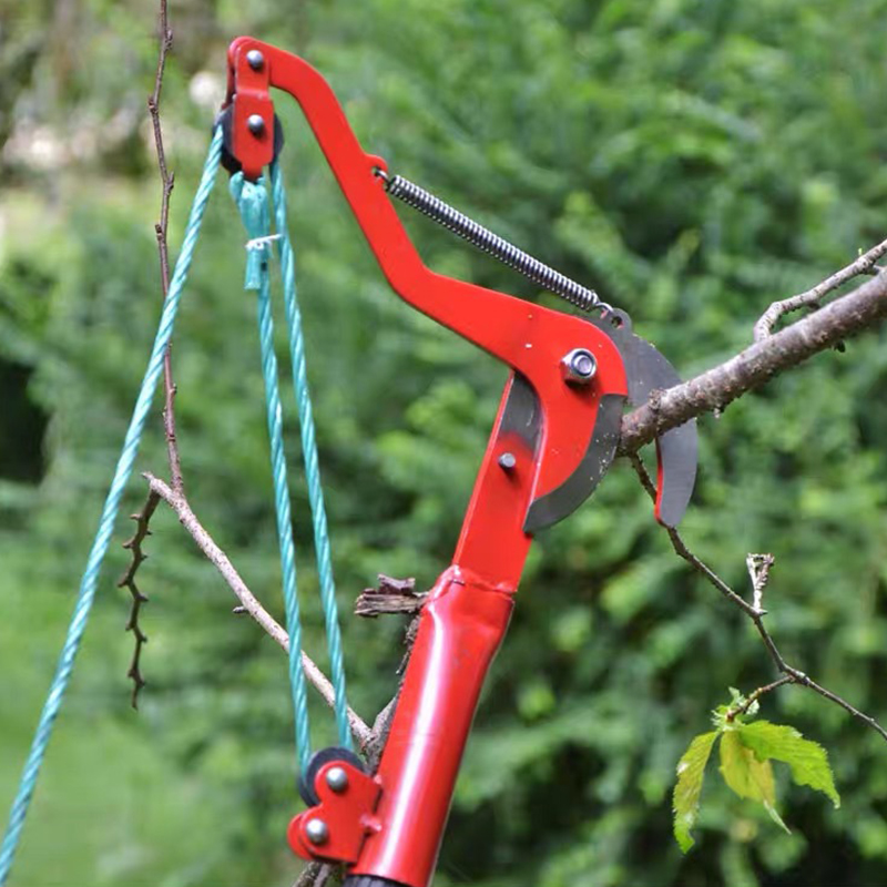 High Altitude Pruning Shears Tree Trimmer Branches Cutter Garden Pruning Scissor Pick Fruit Tool with Rope Useful Shear