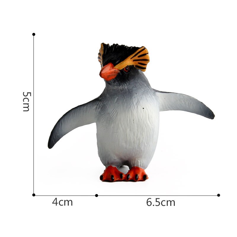 Antarctische Zeedier Simulatie Diermodel Pinguïn Micro Landschap Educatief Speelgoed Voor Kinderen Animal Model Decoratie: PL127-436