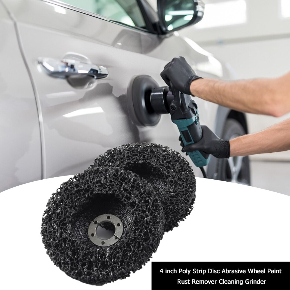 4 inch Poly Strip Disc Abrasive Wheel Paint Rust Remover Cleaning Grinder