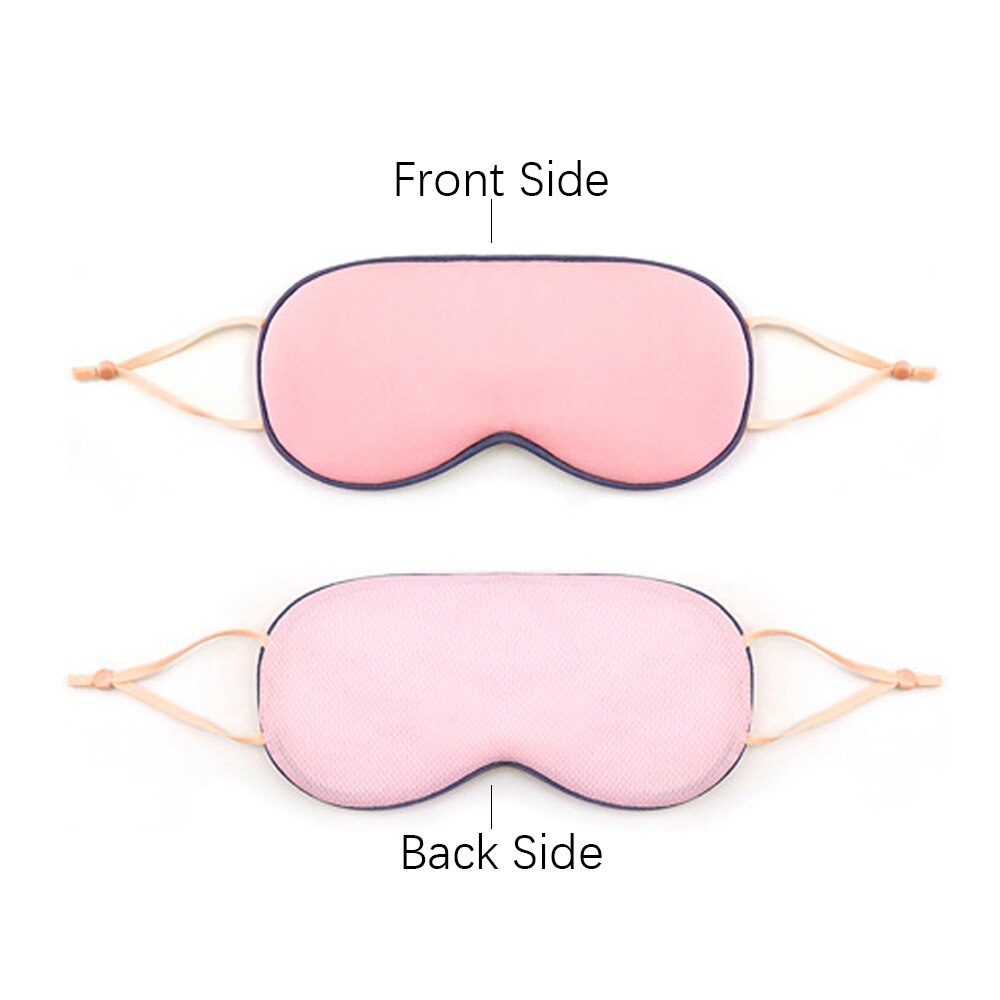 1pc dubbelzijdige slaapmaskers van ijszijde, oogmasker met schaduw, blinddoek, verstelbare ooglap, reisontspanningshulpmiddelen voor de ogen