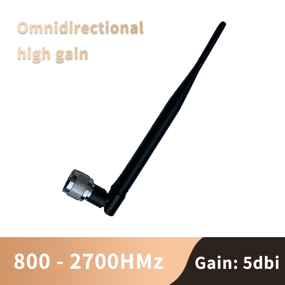 Conector N 5DBi antena interior 2G 3G 4G 700, 800, 900, 1800, 1900, 2100, 2600 GSM repetidor celular amplificador Internet móvil