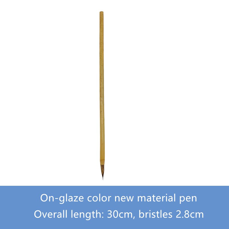 Overglaze Paint Pen Ceramic On-Glaze Painting Color Filling Brush Bamboo Pole Meticulous Jingdezhen Pottery Clay Writing Brush: Default Title