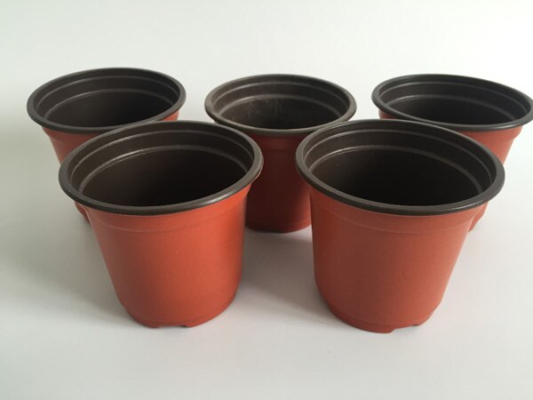 D10xH9CM 100PCS/LOT plastic pots caliber corrosion resistance postoral Small plastic Nursery Pots Garden Pots