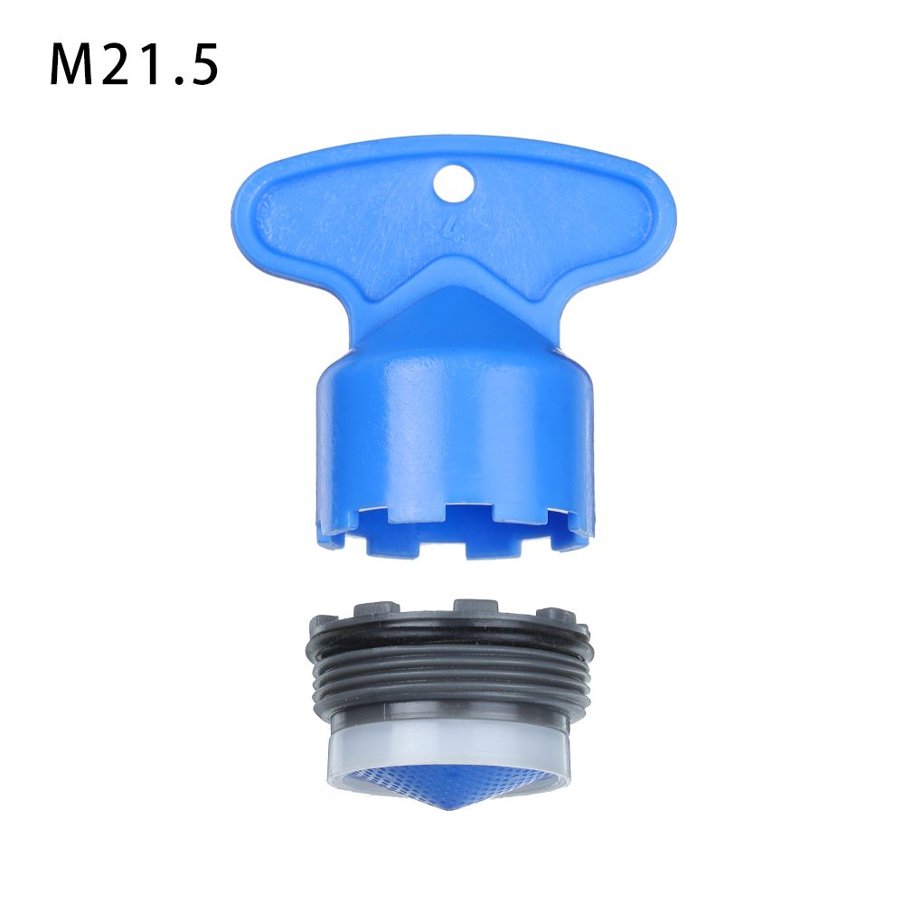 Aireador de grifo de ahorro de agua ABS, llave de extracción de filtro burbujeador incorporado, accesorios de grifo, piezas de repuesto de 16,5-24mm, Hardware para el hogar: Borgoña