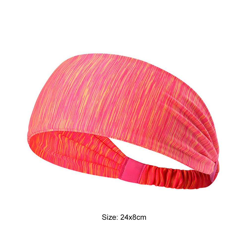 Atmungsaktives yoga-stirnband mit streifenmuster, outdoor-sport-workout-fitness-stirnband, elastisches stirnband, mehrfarbiges stirnband, spa-paket