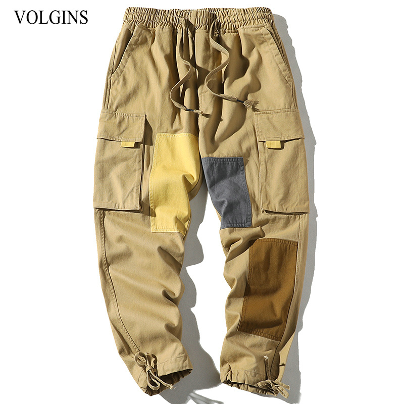 Streetwear Men Hip Hop Harem Pants Japanese Style Trousers Sweatpants Joggers Track Casual Cargo Pants Women Men