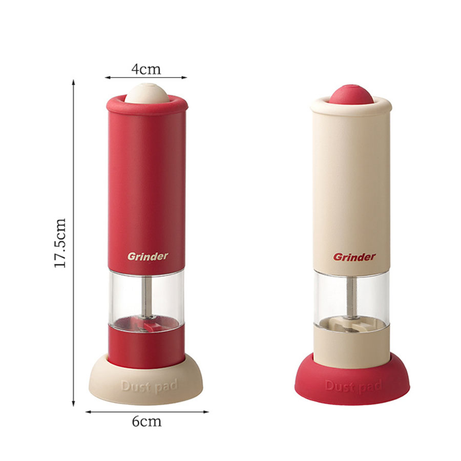 Electric Pepper And Salt Grinder Black Pepper Grinder Rechargeable Seasoning Mill Portable Kitchen Gadget With Adjustable
