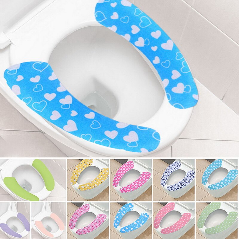 Le coussin de toilette collant épaissi en hiver peut être coupé et facile à nettoyer