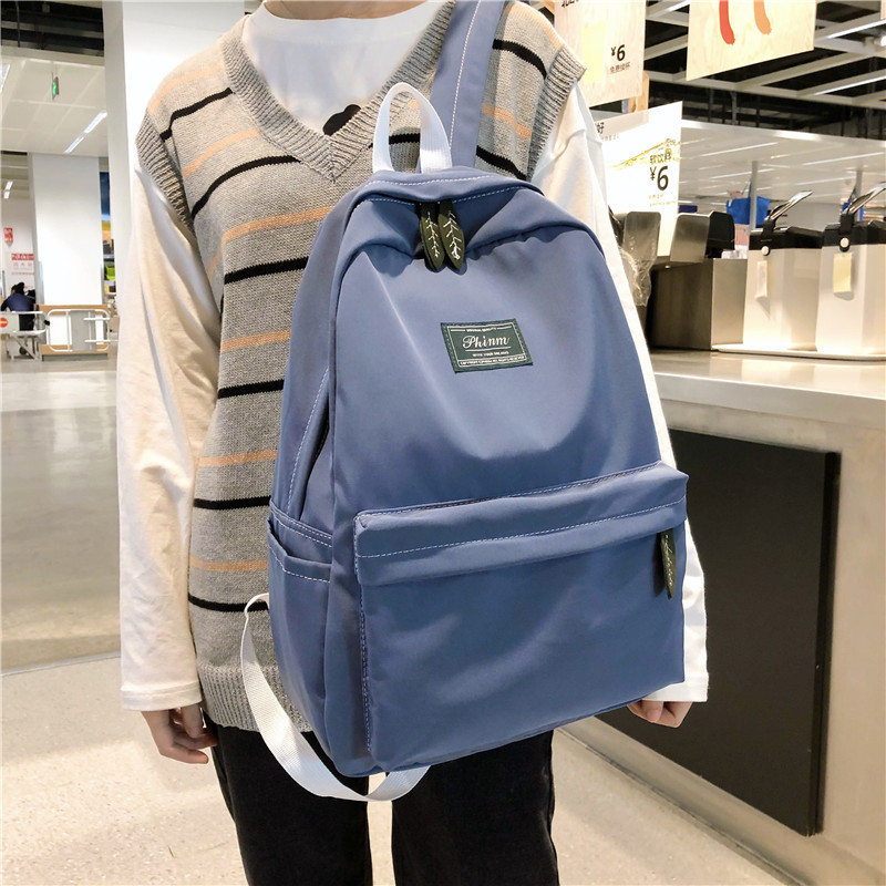 Nylon femmes sac à dos étanche sac d'école pour adolescentes 15.6 pouces ordinateur portable sac à dos sac à bandoulière Bolso Mochila Mujer