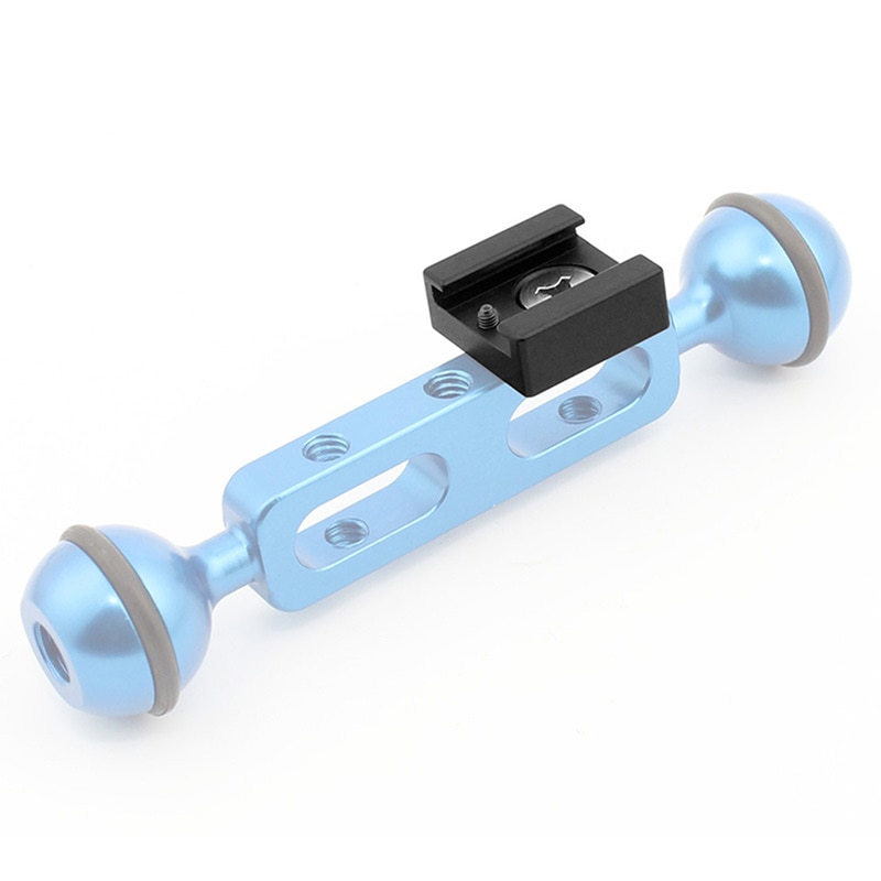 Cold Shoe Mount Adapter Base with 1/4" Mounting Screw for Camera Cage Flash LED Light Microphone Shoe Adapter