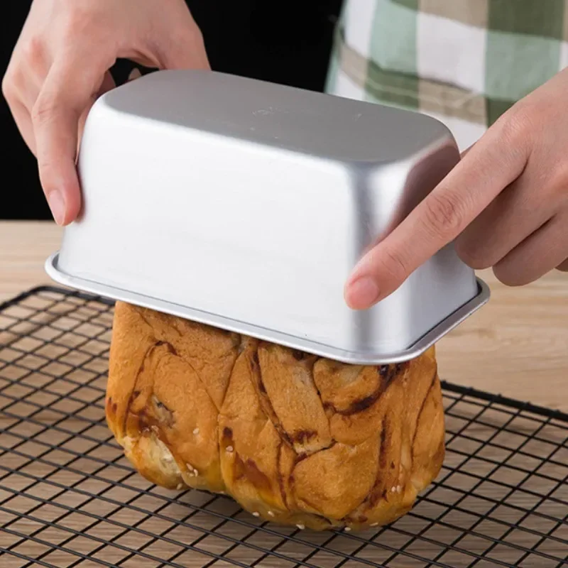 12-20cm Aluminum Alloy Cake Mold Rectangle Non-stick Bread Dessert Mould Pastry Decorating Tools DIY Cakes Molds for Baking