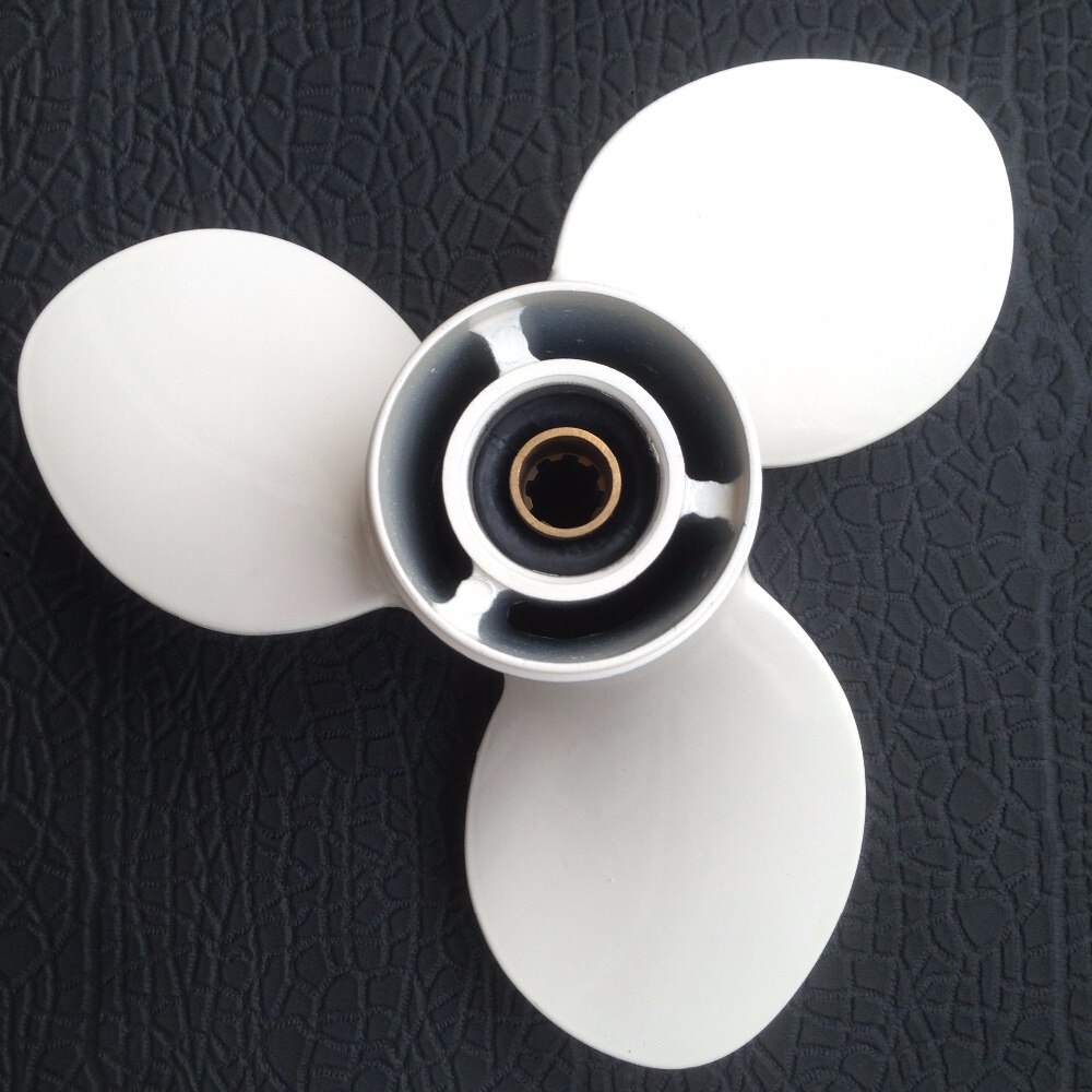 9 1/4x11 voor YAMAHA 8 tand wervelkolom aluminium propeller propellers 15 hp propellers 9.9 hp propellers