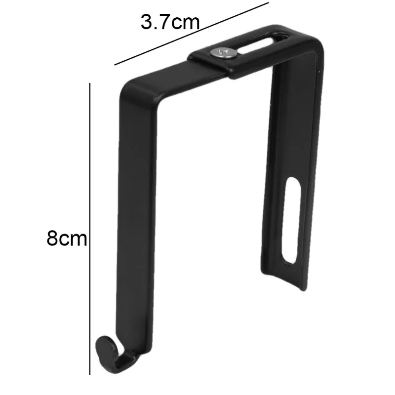 Ganchos de almacenamiento de puerta ajustables, estante colgante de Metal para armario, partición, ropa, sombrero, colgador de toallas, organización de almacenamiento en el hogar, 1/5 Uds.: M / Bronce