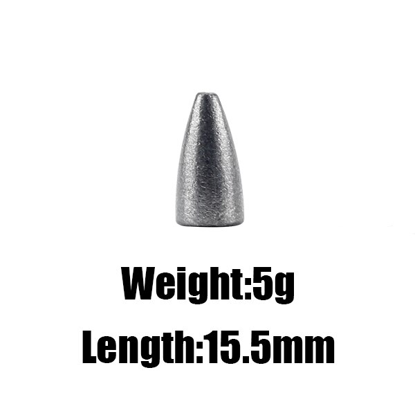 Seaknight  sk01 luoti lyijy uppoamaan 10 kpl / pussin paino 3.5g 5g 7g 10g kalastustarvike lyijykynä kalastusvälineet: 5g 10 kpl