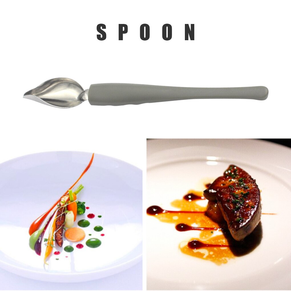 Chef Valon Saus Plating Art Potlood Tekenen Keuken Nozzle Draagbare Saus Schilderen Potlood Lepel Dessert Decor
