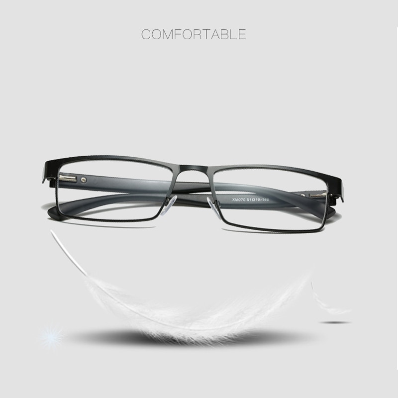 Gafas de lectura para hombres y mujeres, lentes no esféricas, aleación de titanio, presbicia, gafas con dioptrías, hipercopia, gafas de prescripción