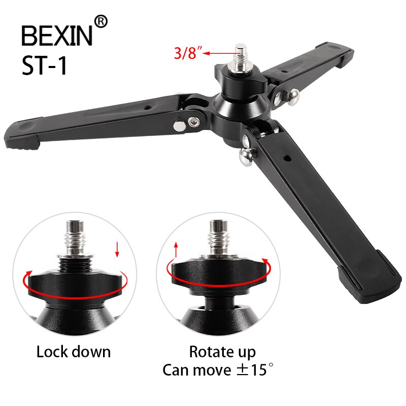 BEXIN monopod foot support tripod universal monopod base bracket video camera stand mount adapter for dslr monpod