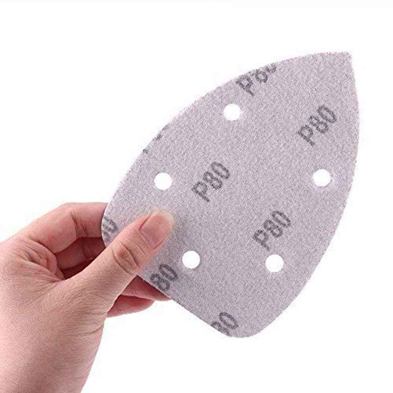 Lijadora de detalles de ratón de 140x90mm, papel de lija, papel de lijado, gancho y bucle, limpieza y pulido, 50 Uds.