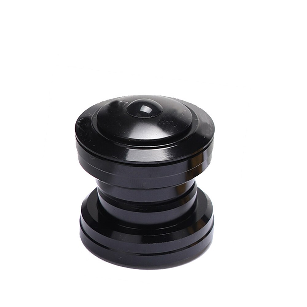 Durable Mountain Bike Sealed Cartridge Threadless 34mm External Bearing Fixed Gear Top Cap Cover Bicycle Headset: black