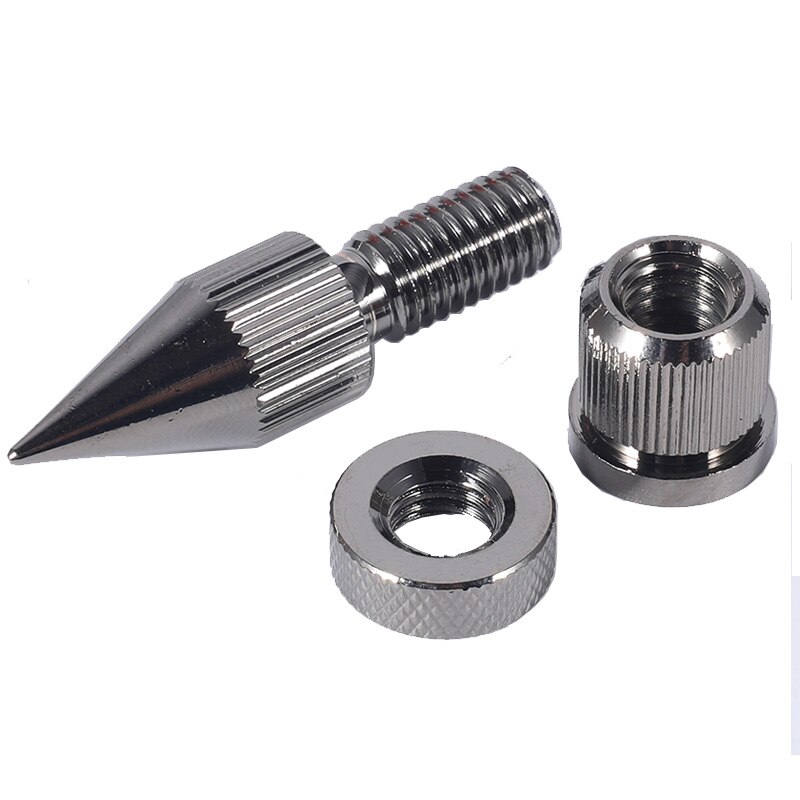 8 Sets Copper Speaker Spikes - M8 Thread Audio Isolation Feet Base Pads