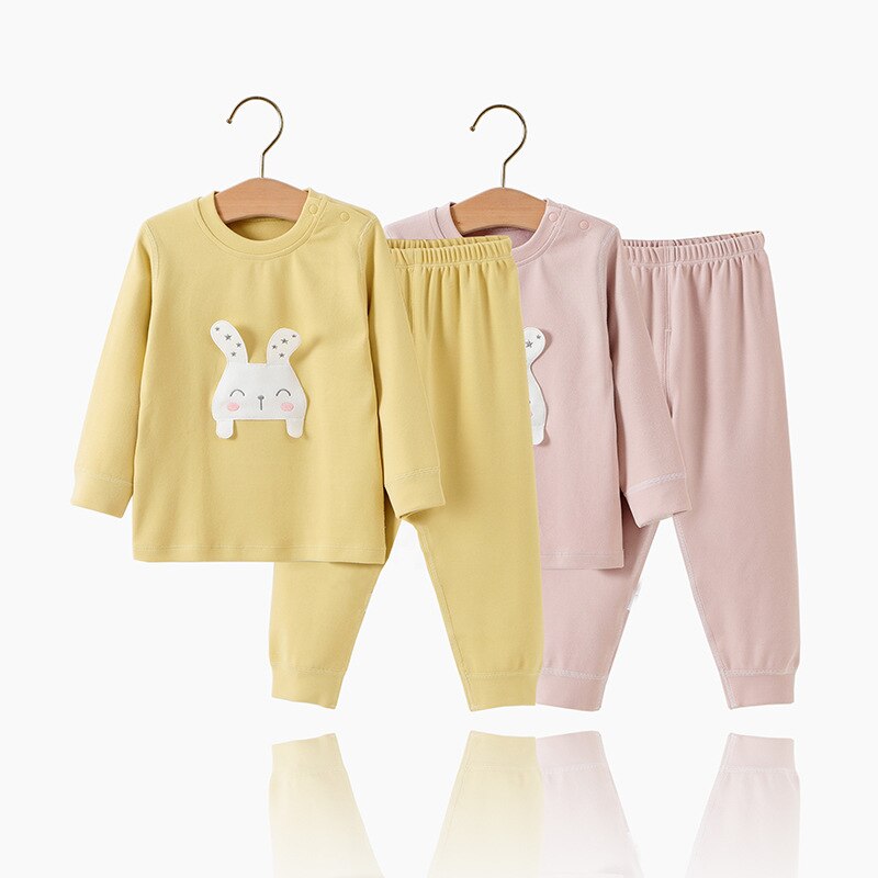 2 Stks/set Kinderen Ondergoed Herfst Winter Been Outfits Zachte Katoen Warm Kinderen Cartoon Kleding Baby Accessoires