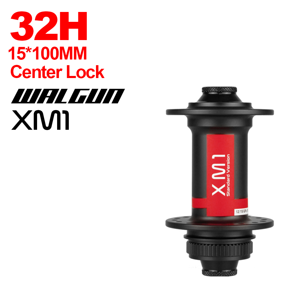 MT009 BOOST 4 IN 1 Front bike hubs MTB mountain bike hubs 28H 32H 36H 15x110 9 15x100 mm disc brake bicycle hub 28 32 36 holes: light yellow