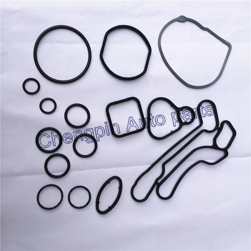 (10 Set) Cooling System Seal Oil Cooler Gasket Seals OEM# 24445723 For Chevrolet Cruze orlando Sonic fiat croma Astra Zafira