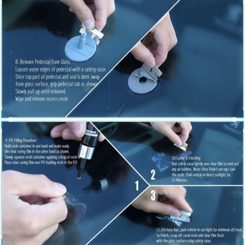 Autoruit Reparatie Tools Voorruit Glas Kras Crack Herstellen Venster Scherm Polijsten Voorruit Reparatie Kits
