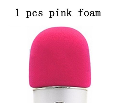 Pare-brise de Microphone de mousse antipoussière de protecteur de gel de silice pour le Yeti bleu, couverture d'éponge de filtre de bruit de microphones de condensateur de Yeti Pro: pink