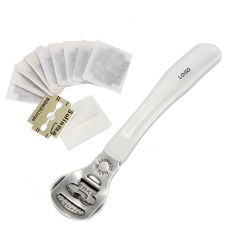 Neue Nützliche Fuß fest tot Haut Entferner Cutter Rasierer Trimmer Pedikübetreffend Kallus + 10 Klingen Cutter Rasierer Trimmer