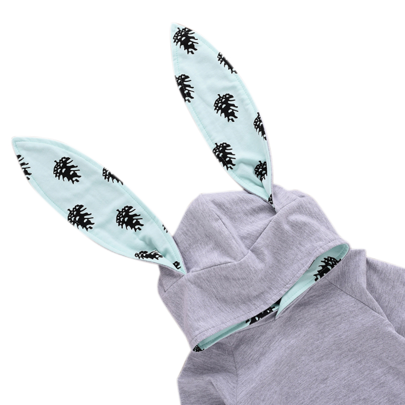 Kinder's Mäntel Lange Ohren Cartoon Langarm Baby Hoodies Kinder Sweatshirt Frühling Herbst Hoodies Mäntel