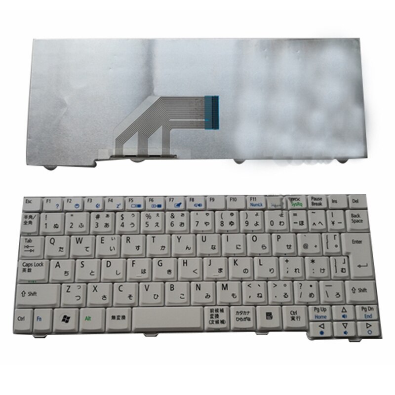 Us/Ru/Jp Laptop Toetsenbord Voor Acer Aspire ZG5 ZG6 ZG8 ZA8 D150 D210 D250 A110 A150 A150L ZA8 ZG8 KAV60 EM250: JP White