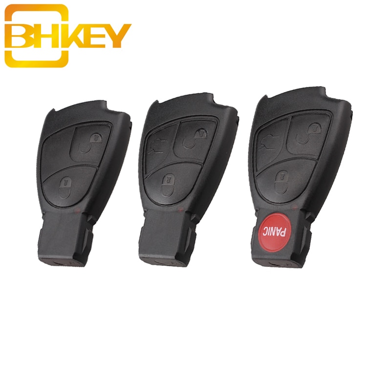 Bhkey 2/3/4 Knoppen Smart Remote Key Keyless Fob Case Cover Voor Mercedes Benz B C E Ml S clk Cl Sleutel Shell