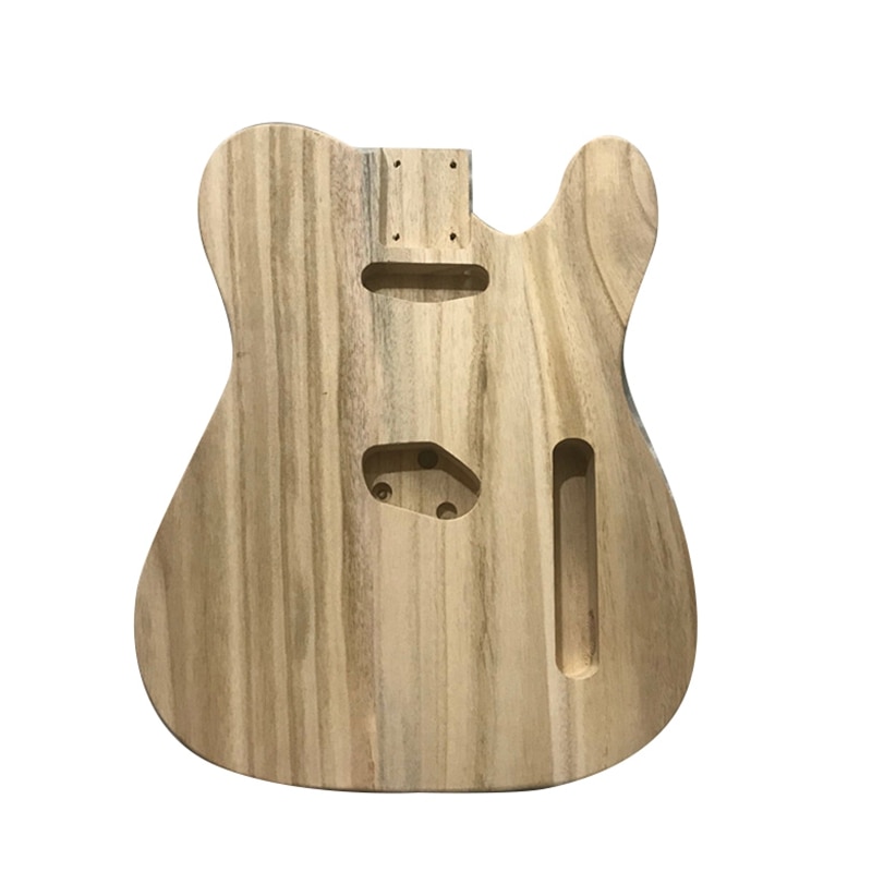 Hule slibning ufærdige håndværk elektrisk bas guitar træ krop tønde til telecaster stil diy elektrisk guitar kropsdele: Default Title