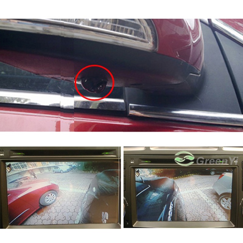 GreenYi intelligente steuerung zwei kanal Auto kamera Video schalten (Auto Video automatische schalter) verbinden vorne oder seite/hinten kameras