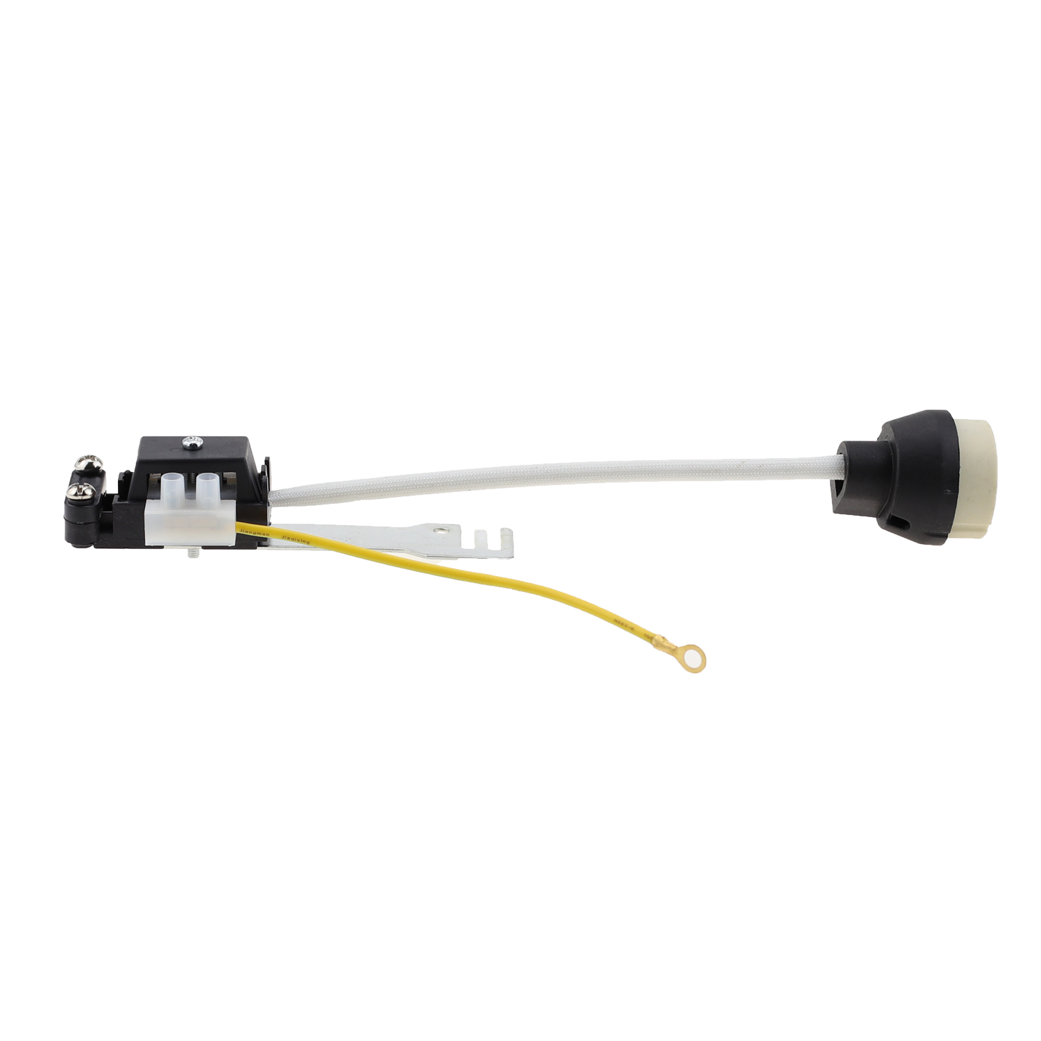 Conector de Base de enchufe MR16 Gu10, soporte de cerámica, cableado de lámpara para Base GU10, bombilla Led halógena Socke o GU10: Negro