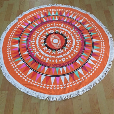 Toallas De playa redondas con estampado De microfibra, gran , 850g, novedad, Verano: 8